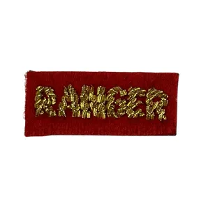 Qualification Badge - RANGER - Officers & OR Mess Dress - Scarlet