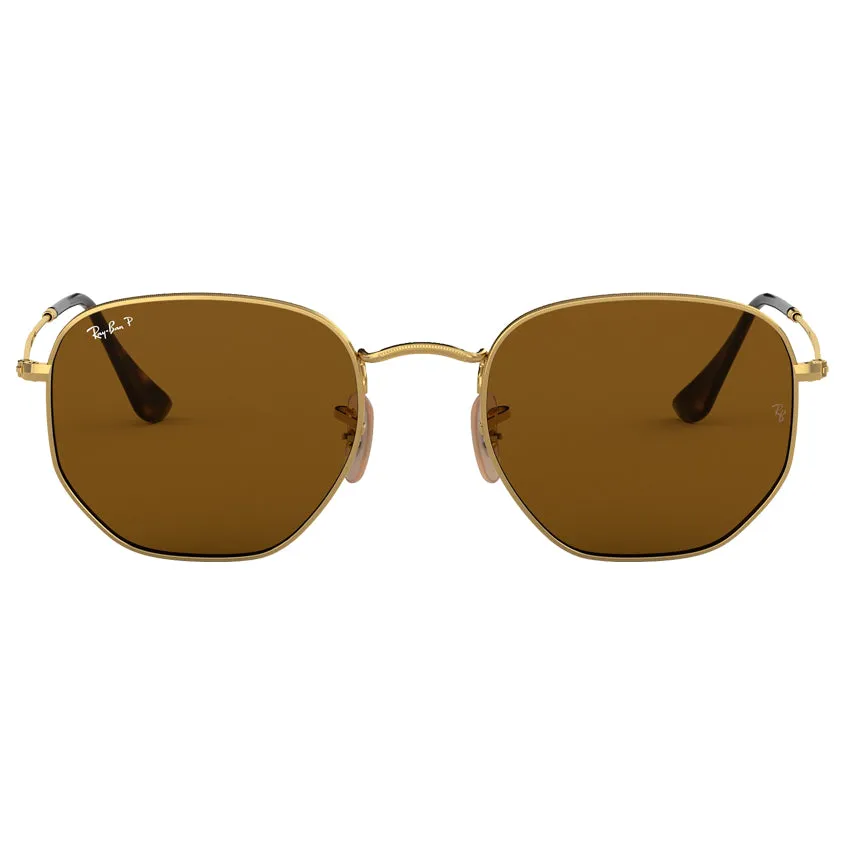 Ray-ban Gold Flat Lenses