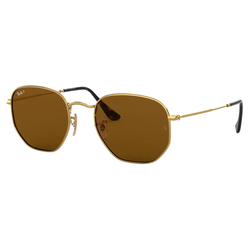 Ray-ban Gold Flat Lenses