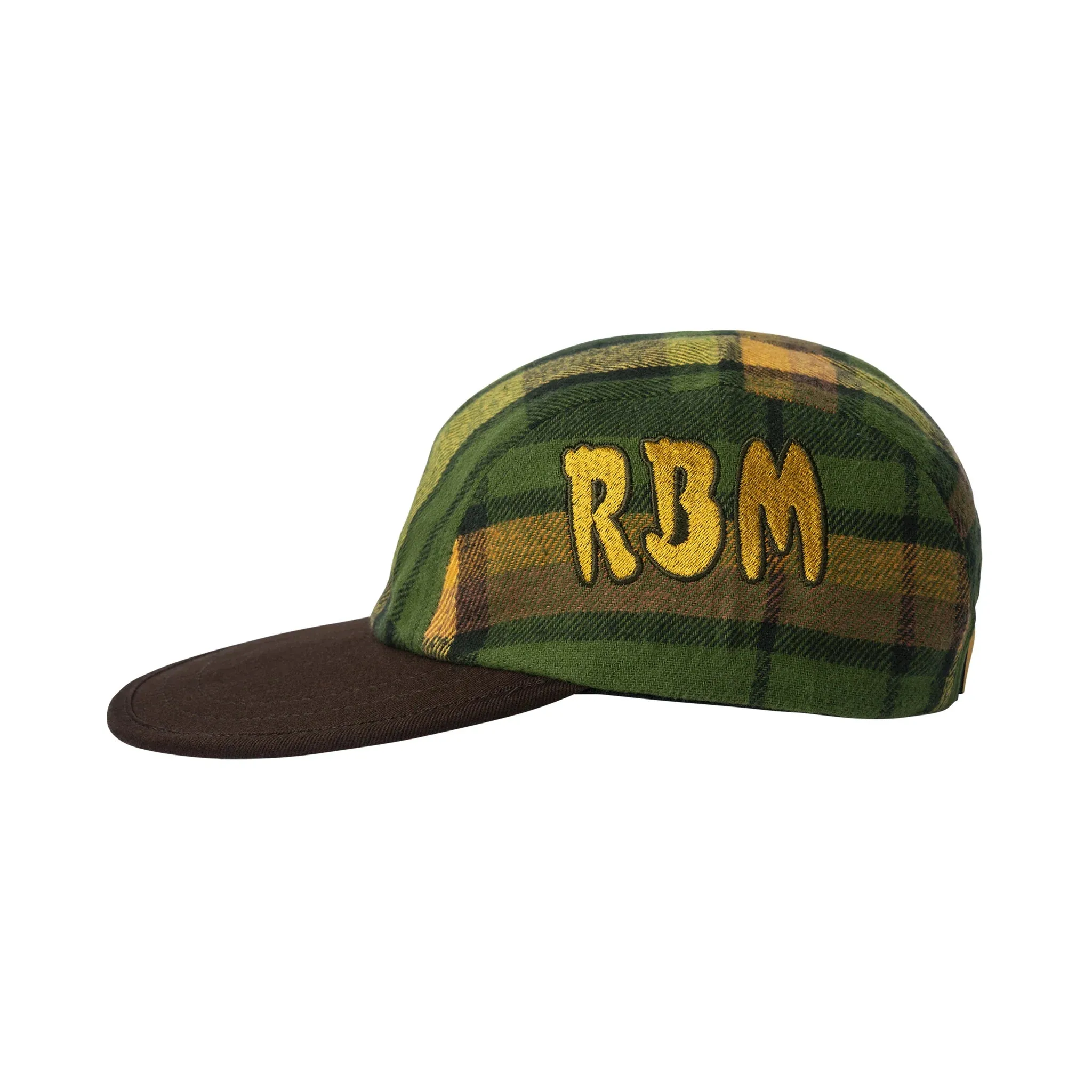 Real Bad Man RBM Flannel Hat 'Green/Brown'