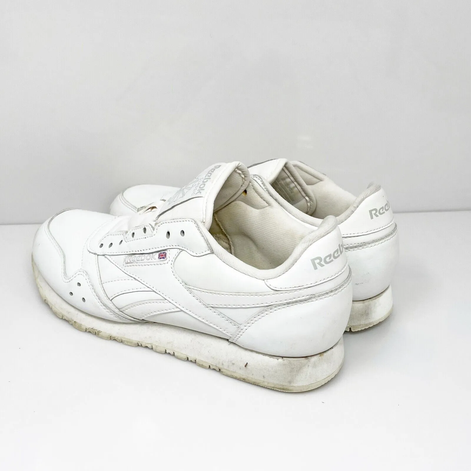 Reebok Womens Classic 1-162634 White Casual Shoes Sneakers Size 7.5