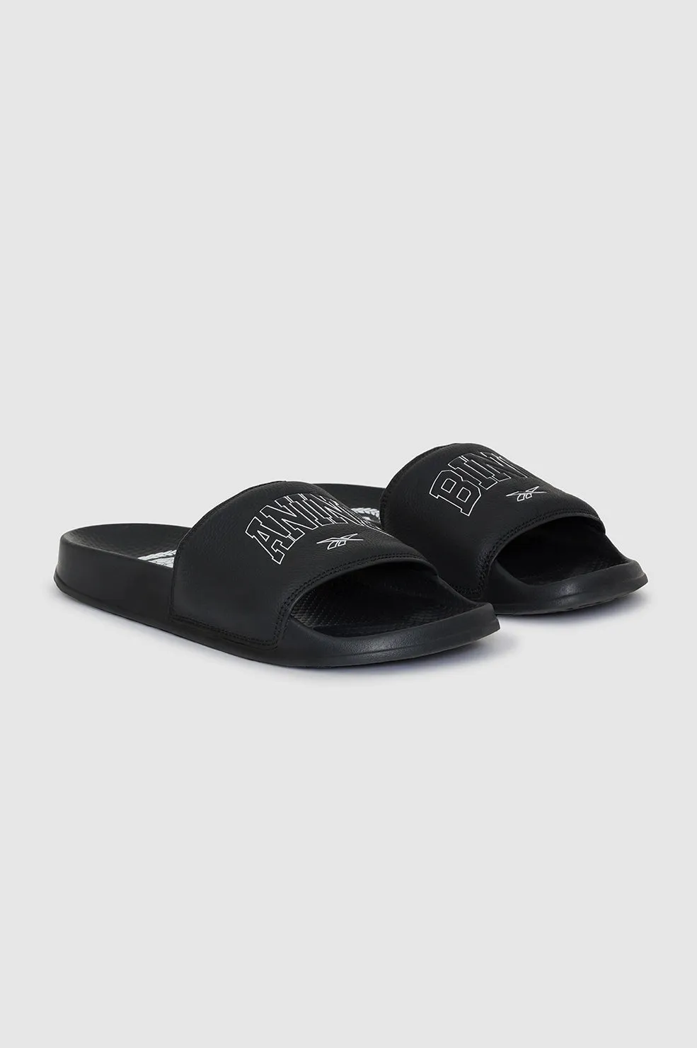 Reebok x ANINE BING Classic Slides - Black White