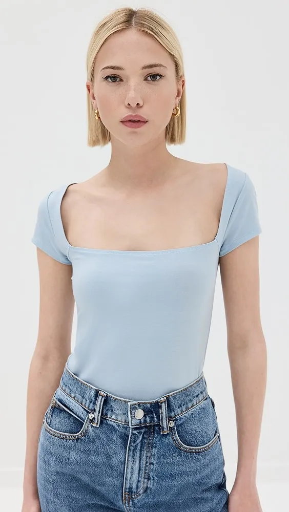 Reformation   Bardot Knit Top 