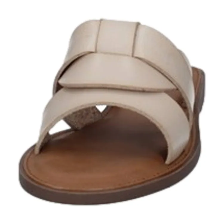 Comfortable Beige Sandal Flat 79386