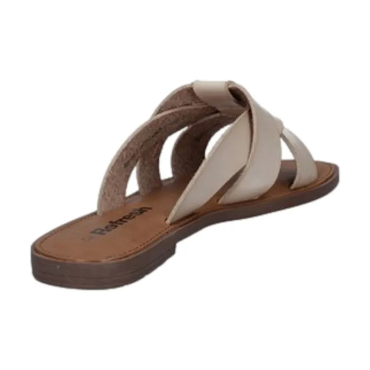 Comfortable Beige Sandal Flat 79386