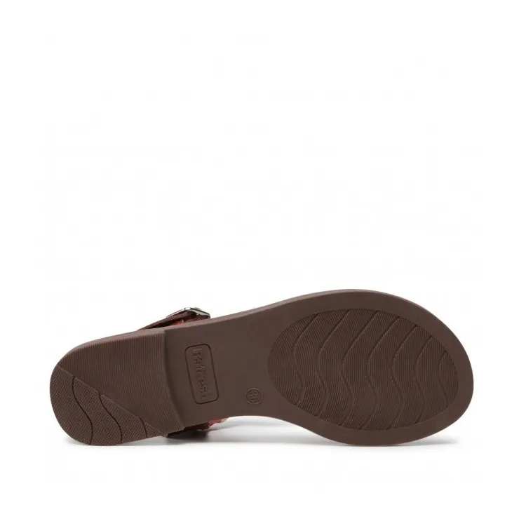 Comfortable Cuoio Flat Sandali Infradito by Refresh