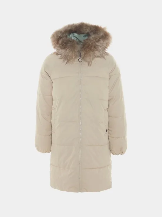 Reversible padded coat