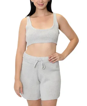 Ribbed Knit Bralette Top