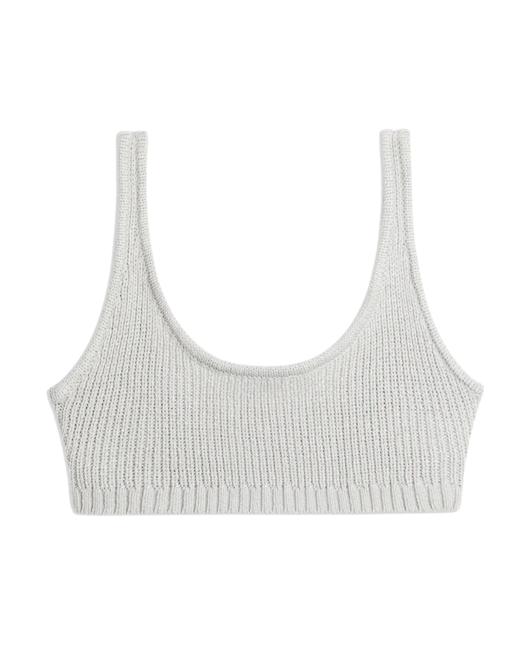 Ribbed Knit Bralette Top