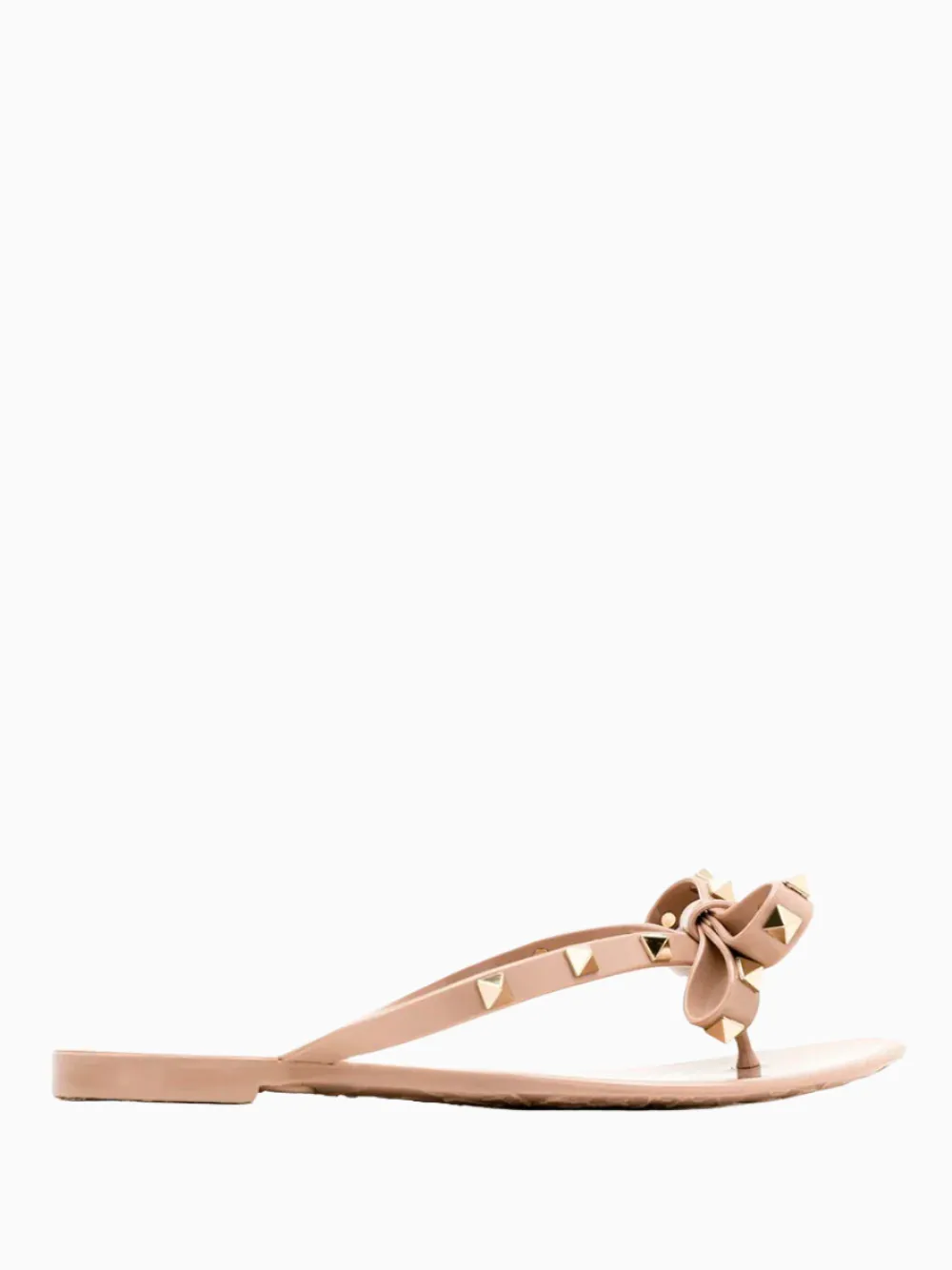 Rockstud thong flat sandals