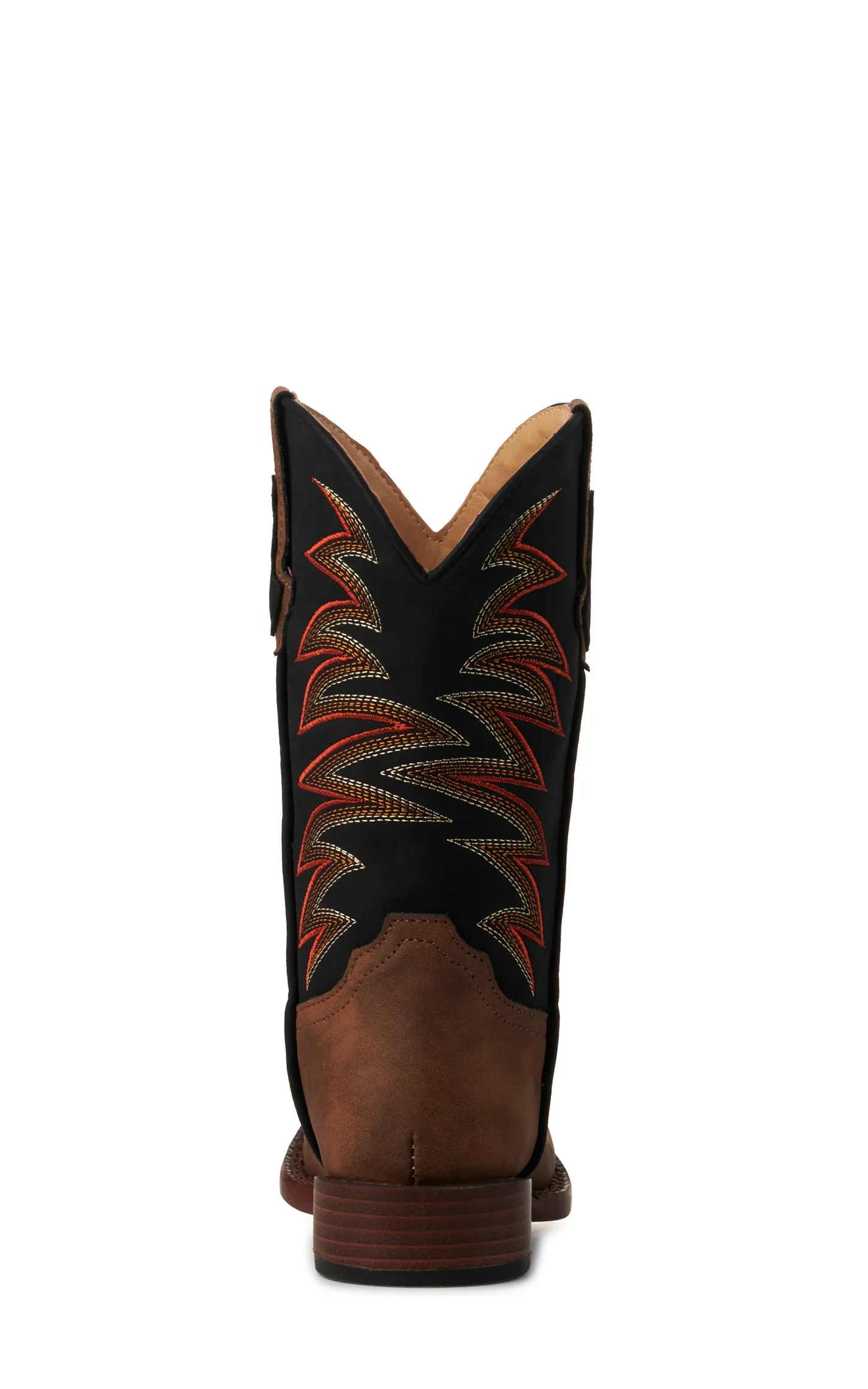 Roper Children's Tan and Black Square Toe Western Boots