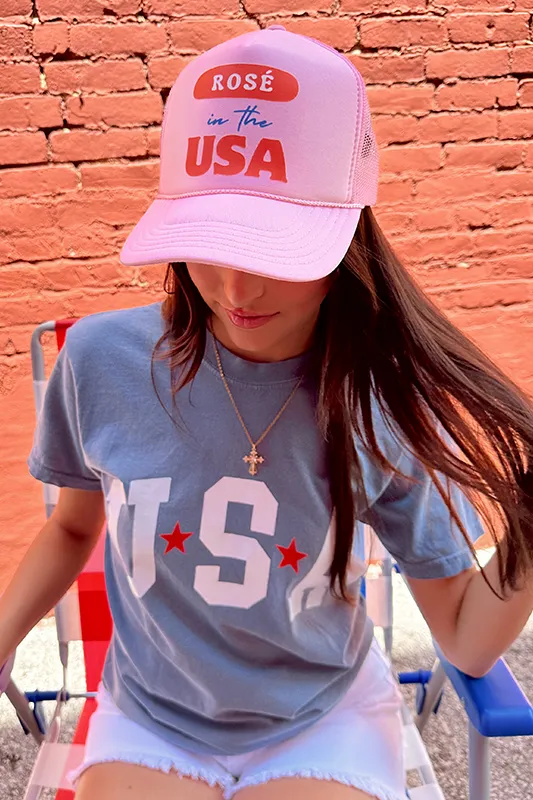 Rosé In The USA Trucker Hat