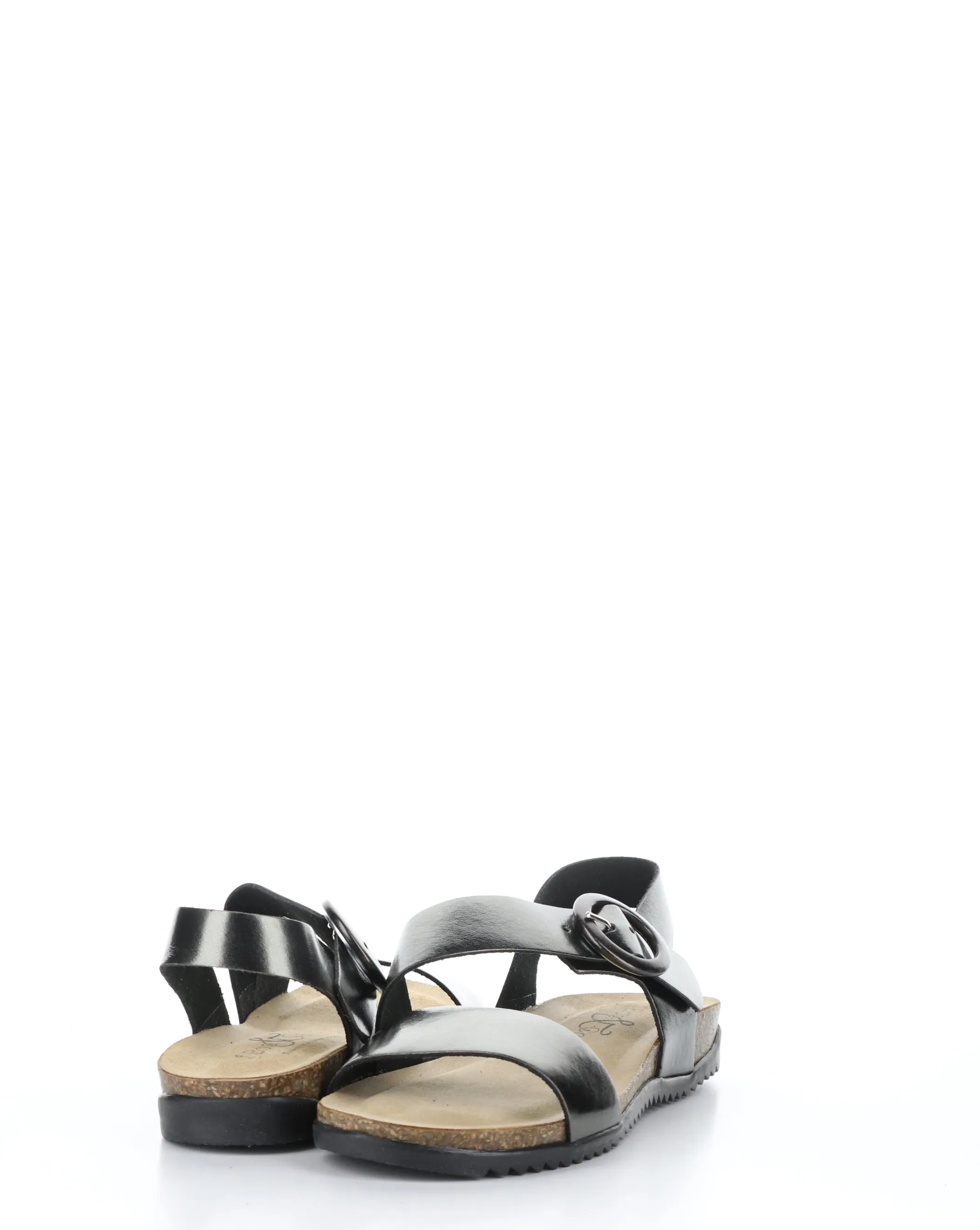 Round Toe Pewter Sandals