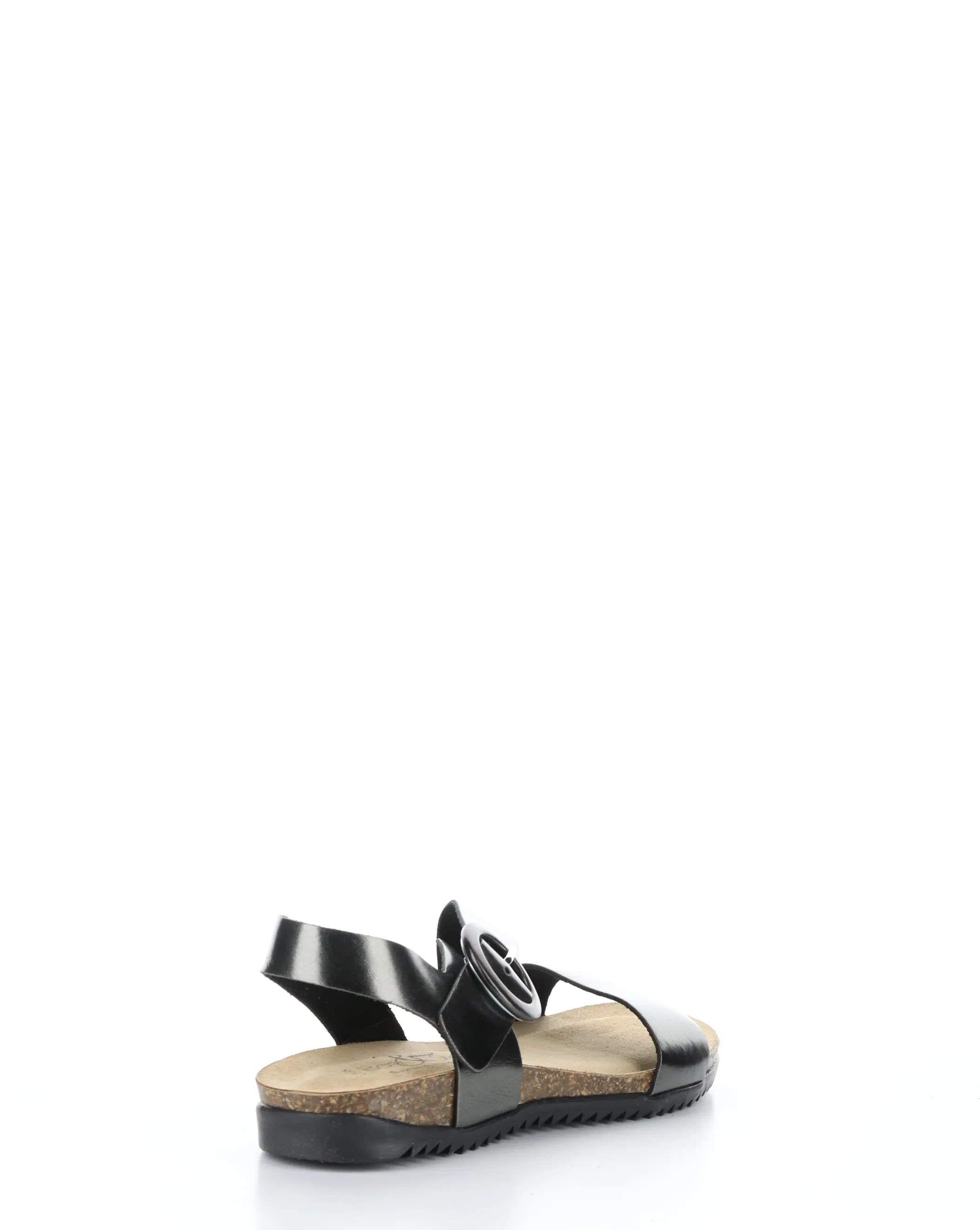 Round Toe Pewter Sandals