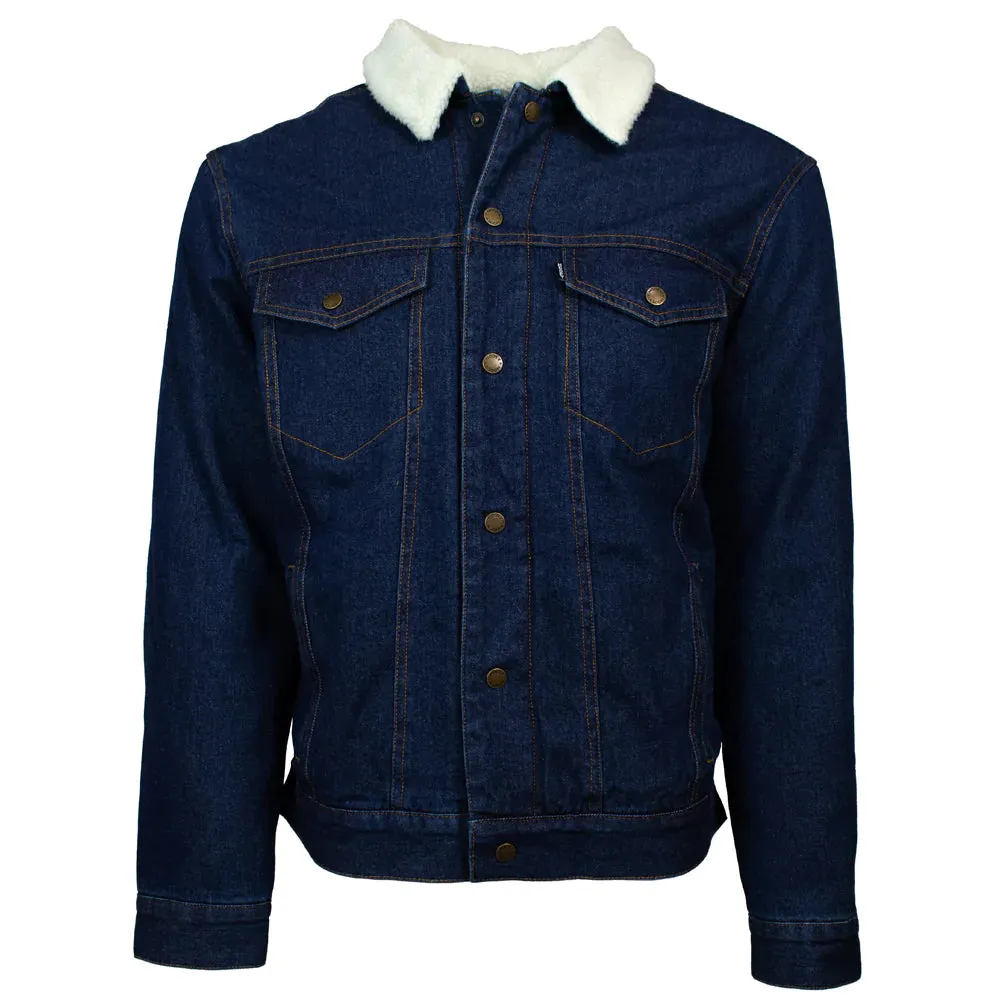 Denim Sherpa Jacket Hooey on Sale