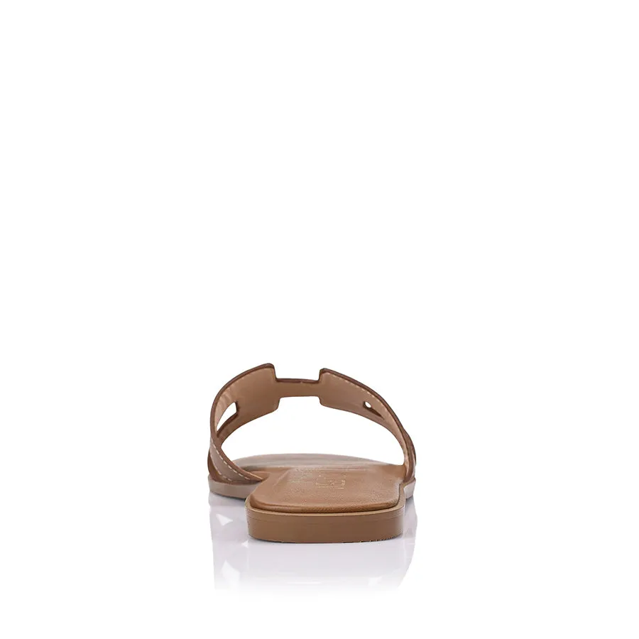 Sandra Casual Slides - Tan