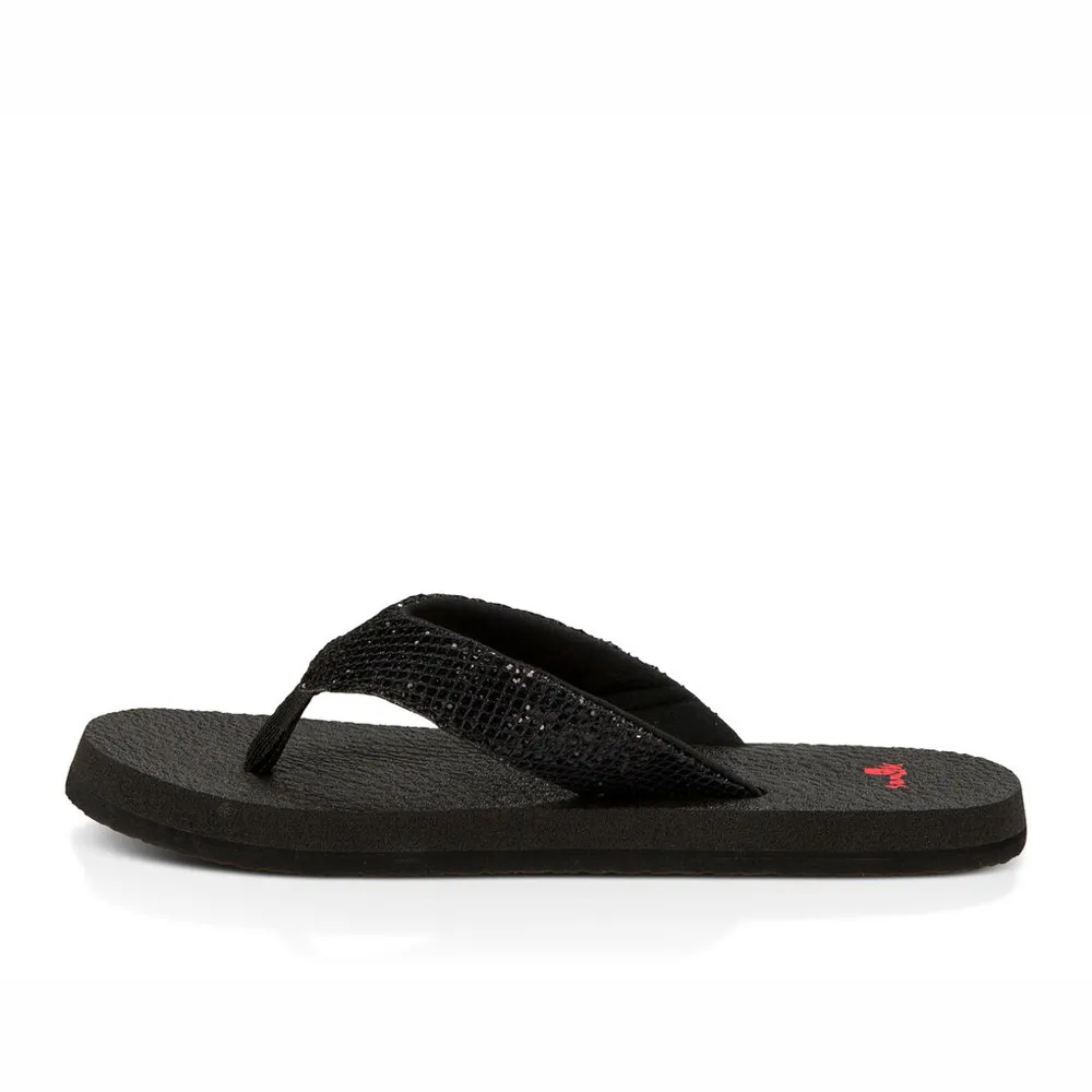 SANUK Girls’ Yoga Glitter Sandals