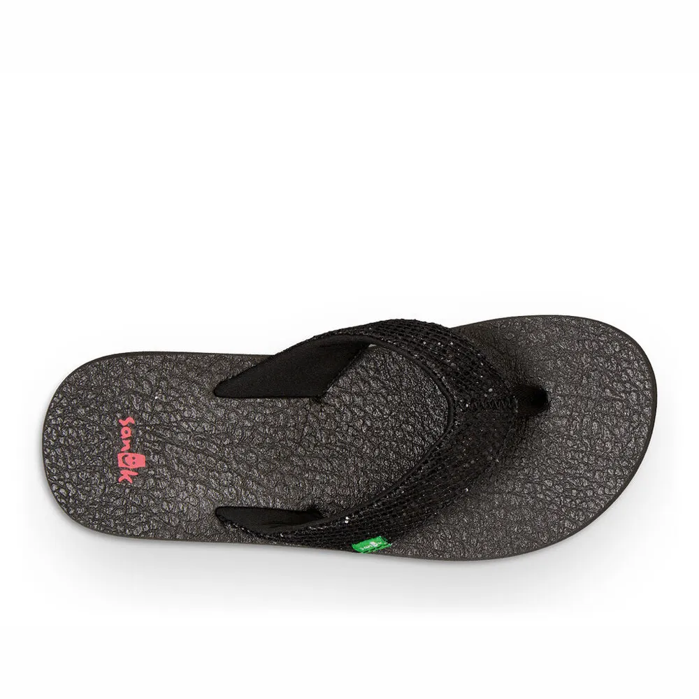 SANUK Girls’ Yoga Glitter Sandals