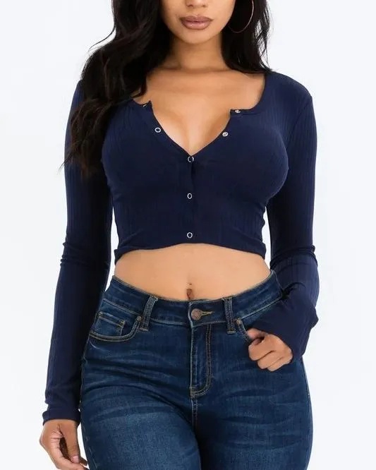 Savanna Ribbed Crop Top