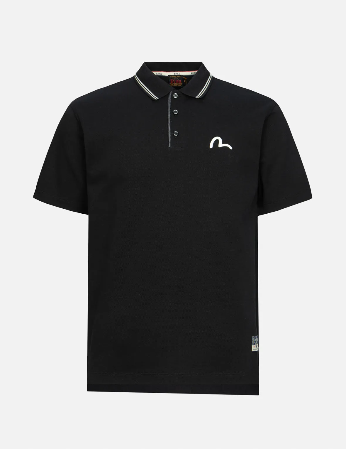 Seagull Embroidery Relax Fit Polo Shirt