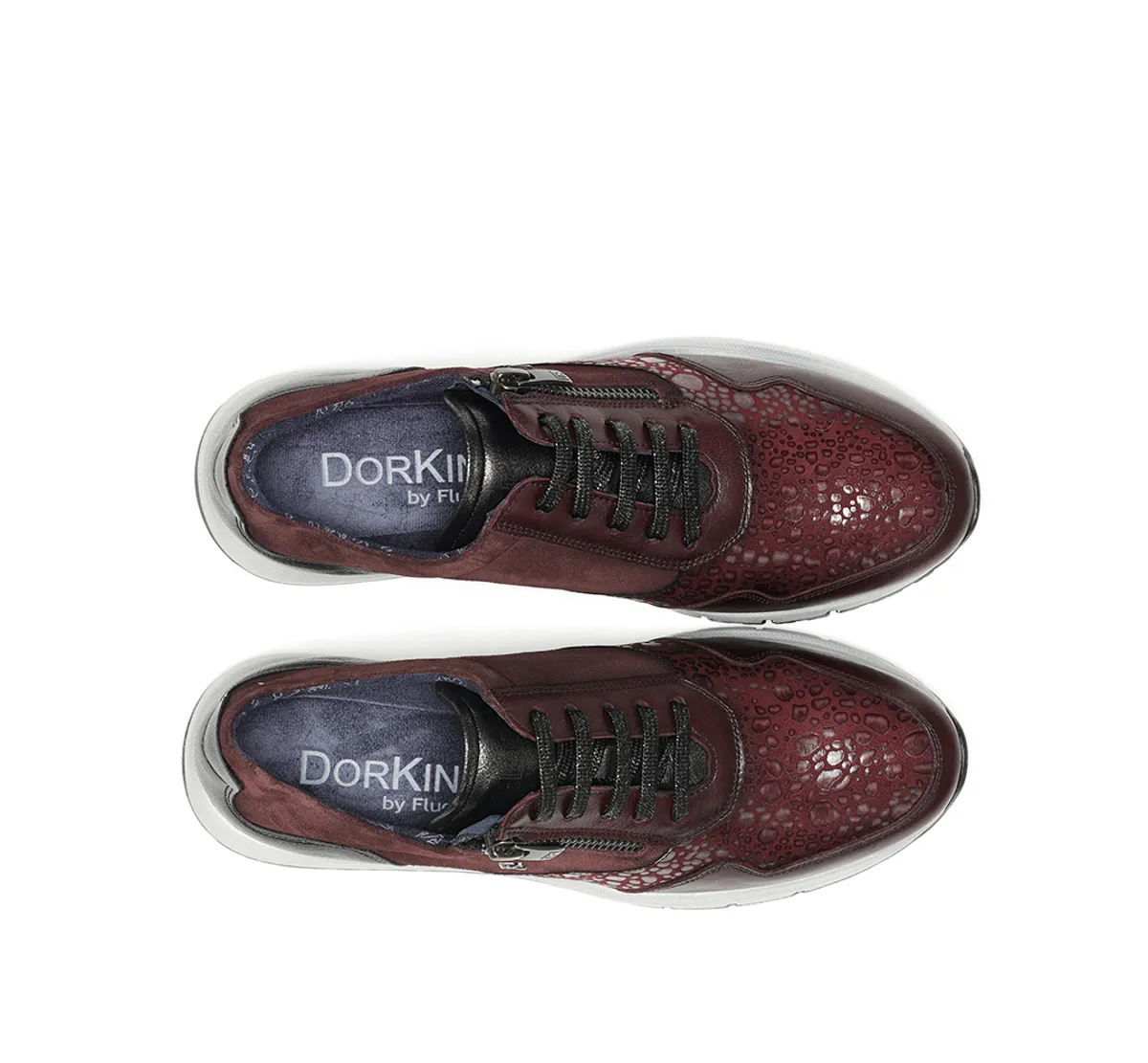 SERENA D9216 Burgundy Sneakers