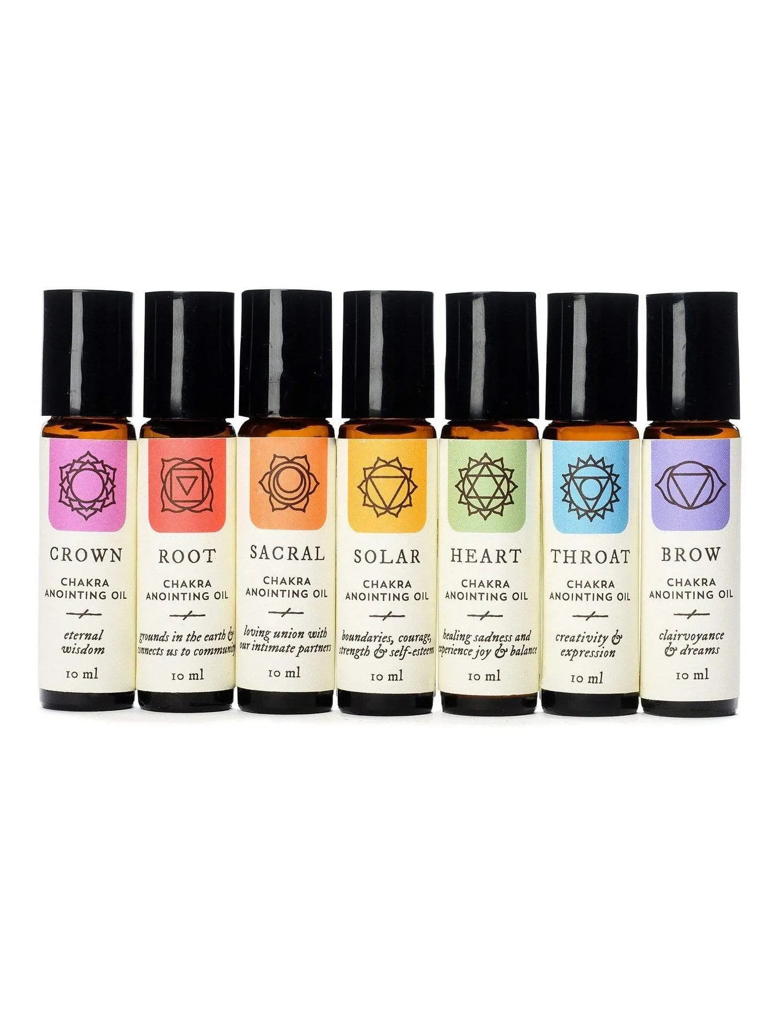 Seven Chakra Anointing Oil Set