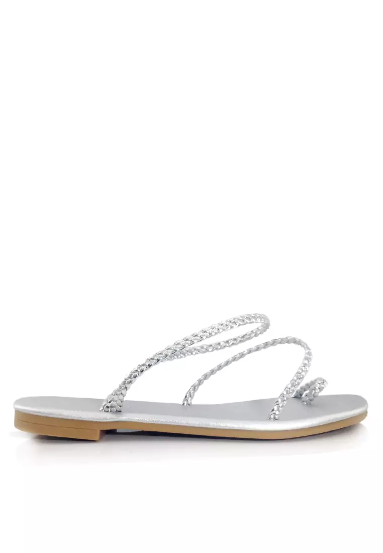 Sexy Braid Strap Flat Sandals VS1733