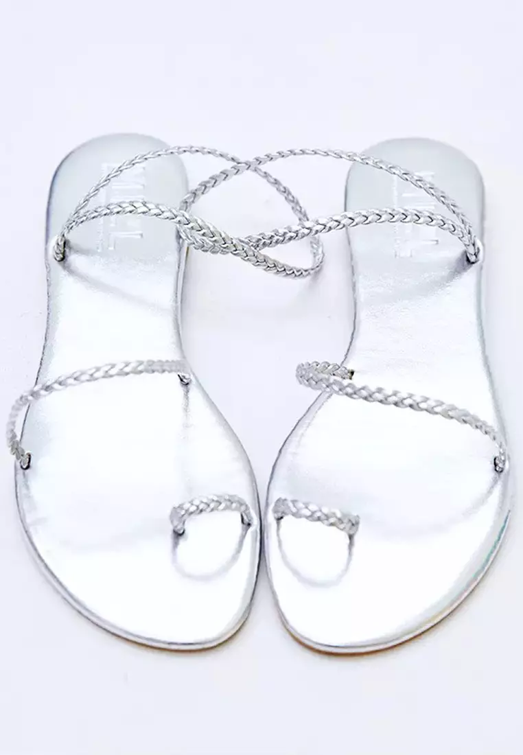 Sexy Braid Strap Flat Sandals VS1733