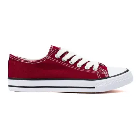 SHELOVET Burgundy Sneakers red