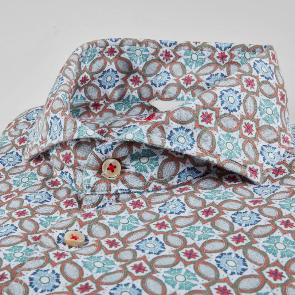 Sicilian Linen Tiles Shirt