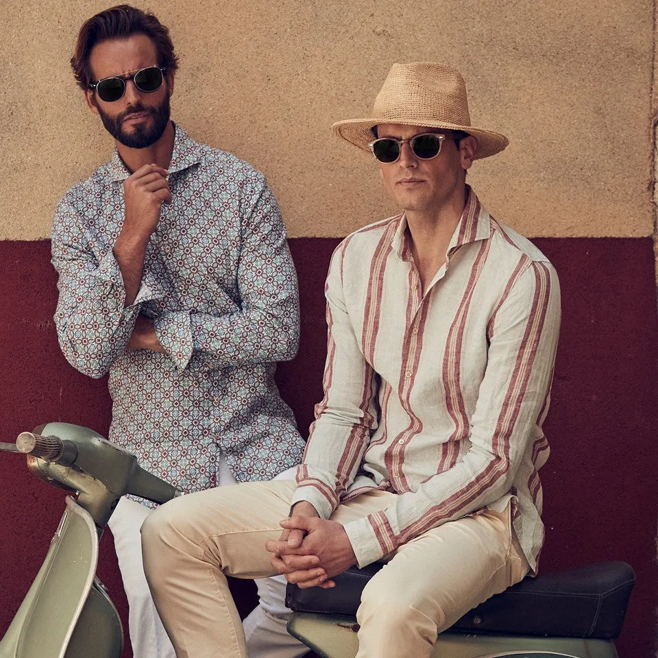 Sicilian Linen Tiles Shirt