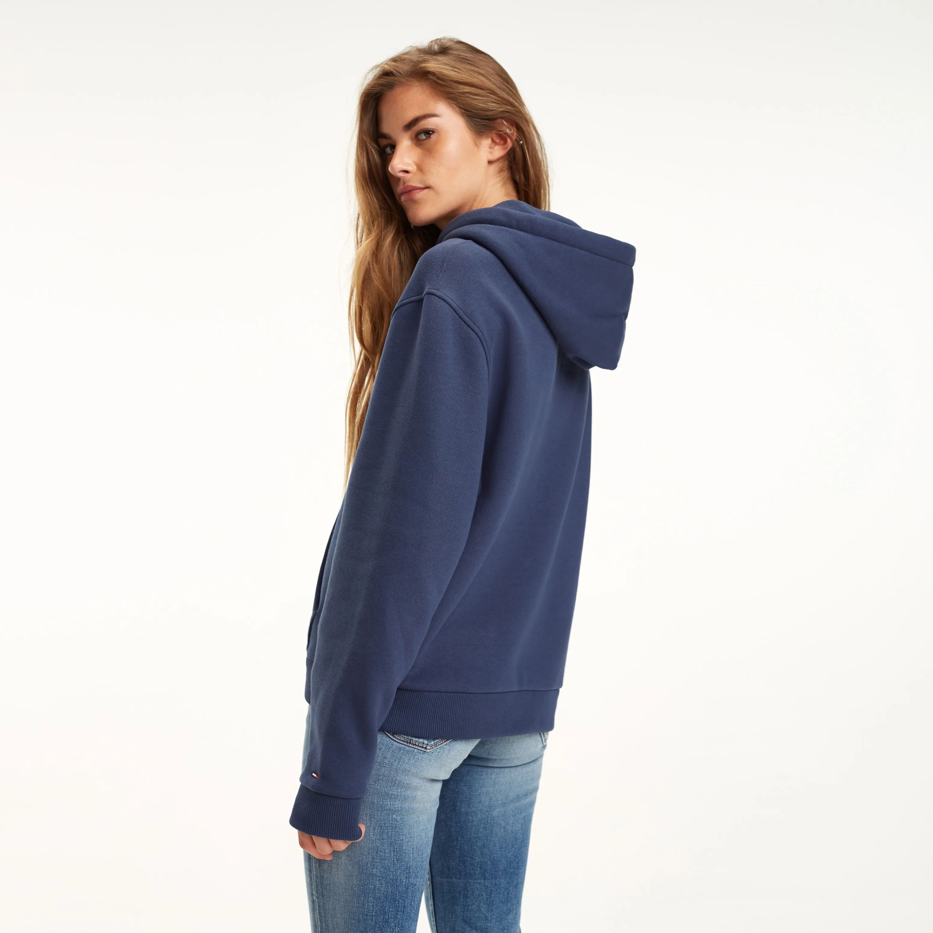 Signature Logo Fleece Hoodie | Jumpers | Tommy Hilfiger