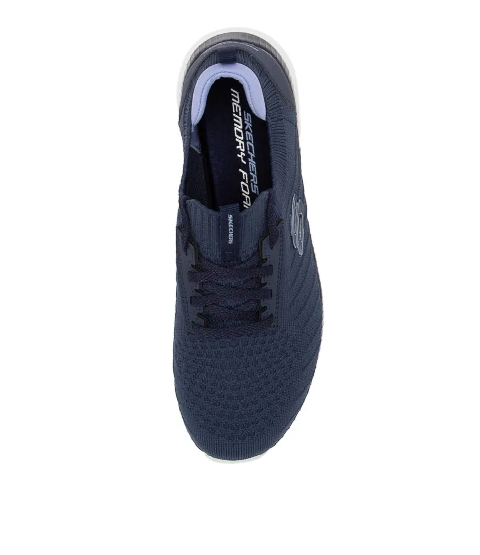 SKECHERS Bountiful Navy Knit Sneakers