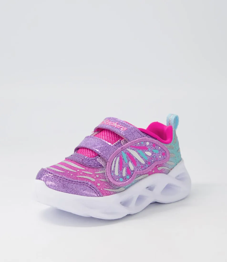 SKECHERS Twisty B Lavender Pink Sneakers