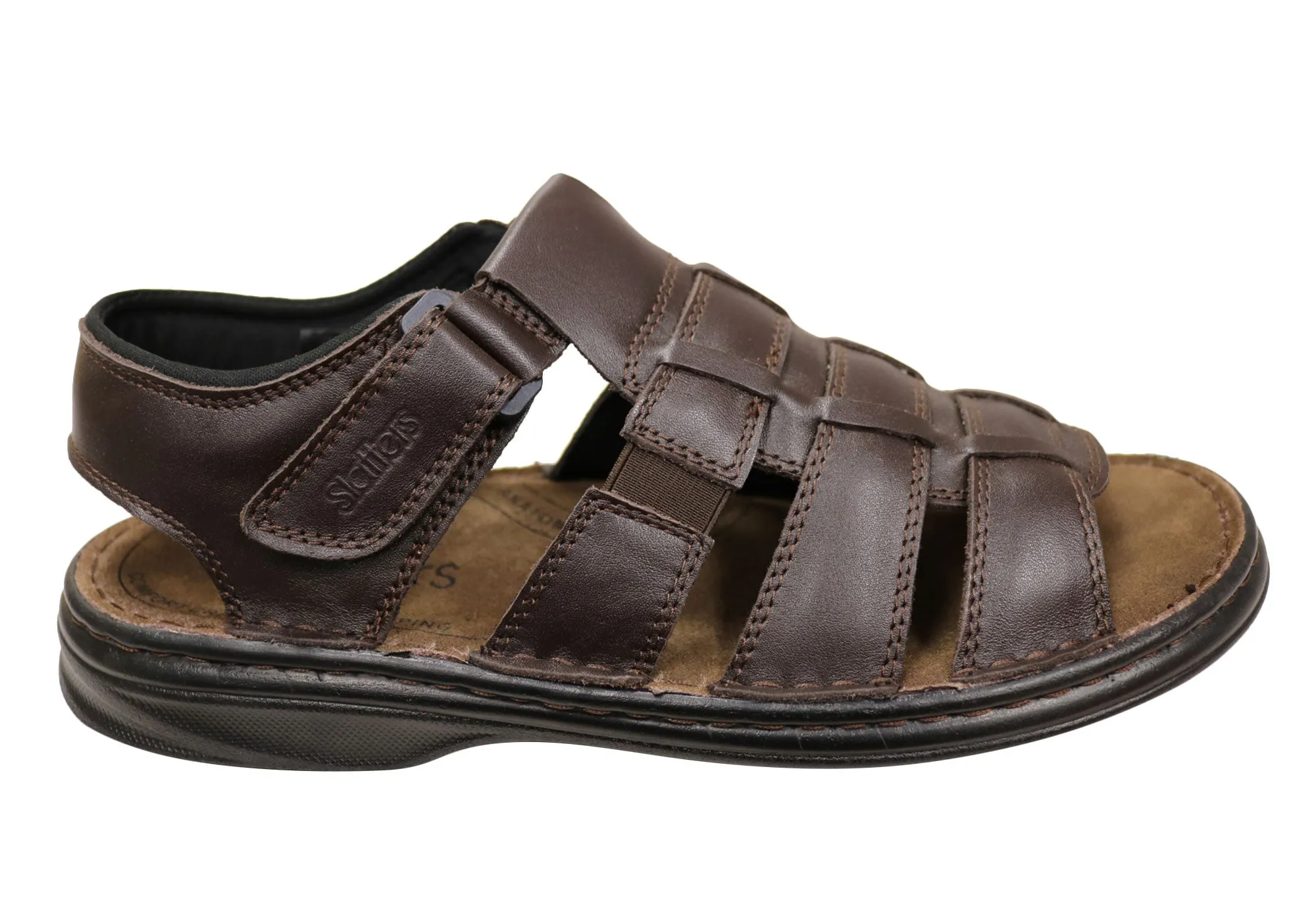 Slatters Tropic Mens Comfortable Leather Sandals