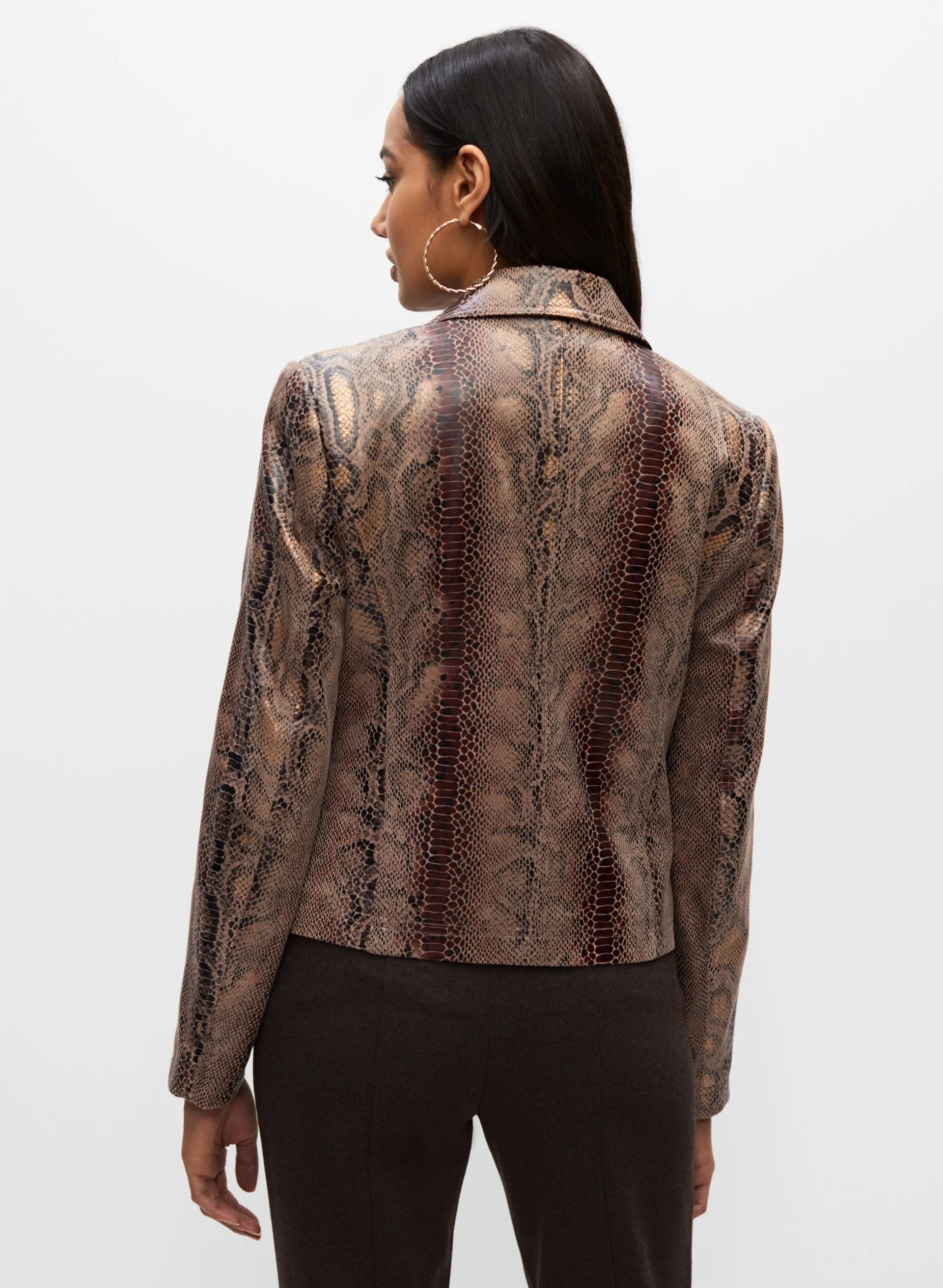 Snake Print Jacket