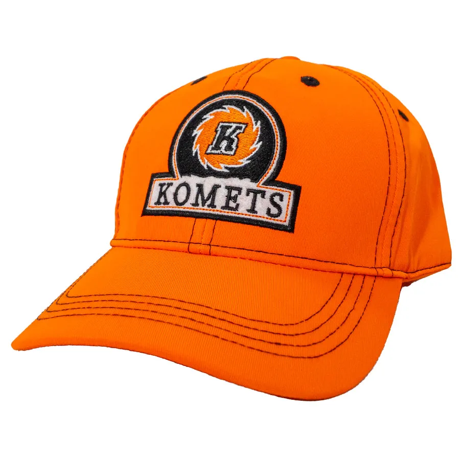 Snapback Orange Komets Fireball Hat