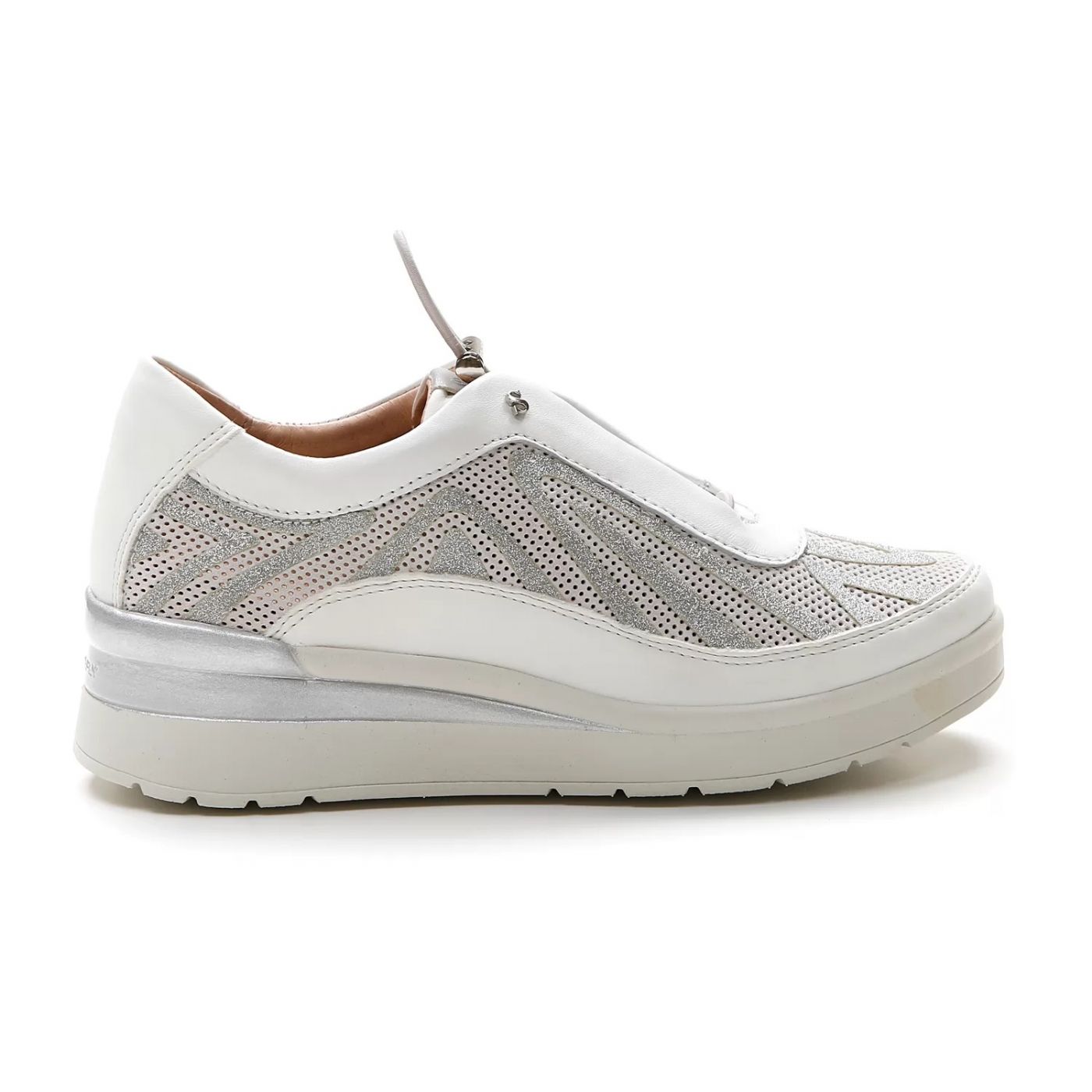 Cream Velour/S.Nappa 218972 V48 Sneakers