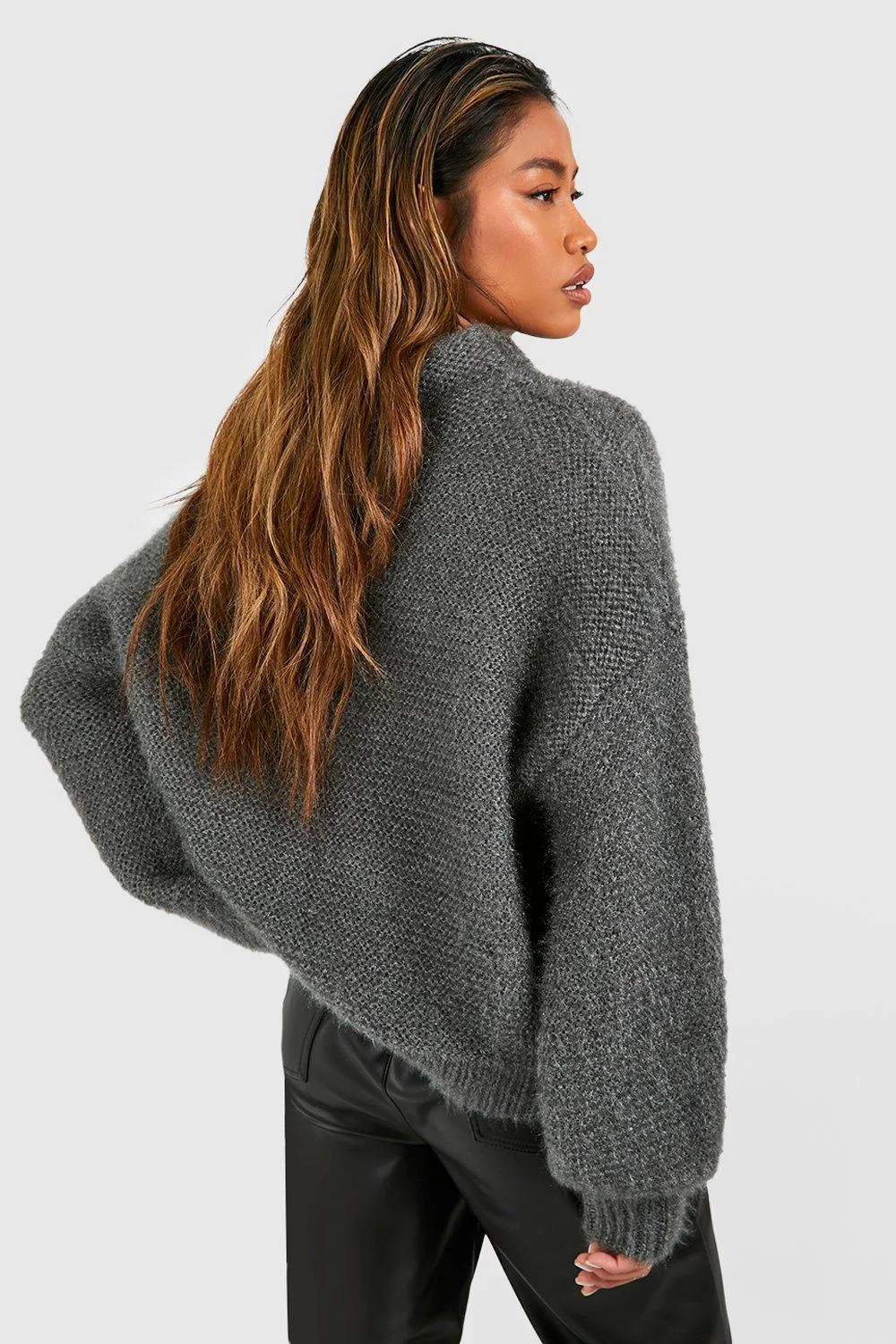 Soft Knit High Neck Jumper - Shop Jumpers & Cardigans | boohoo