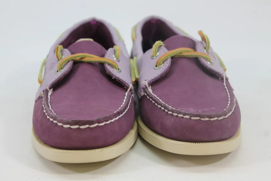 Sperry women's purple boat shoes size 7.5M (ZAP10795)