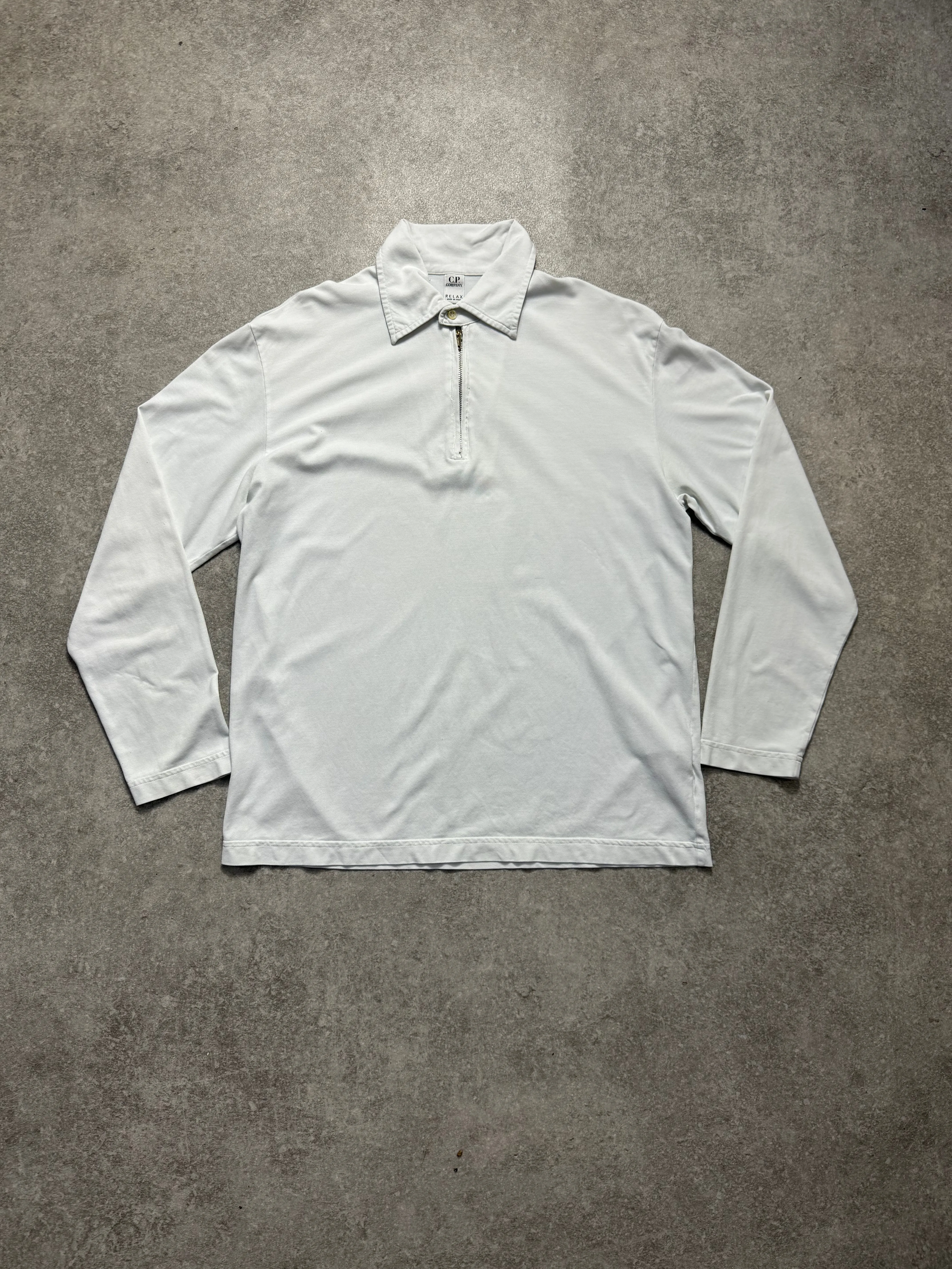 S/S2000 C.P. Compayn Quarter-Zip Long Sleeve Polo Shirt