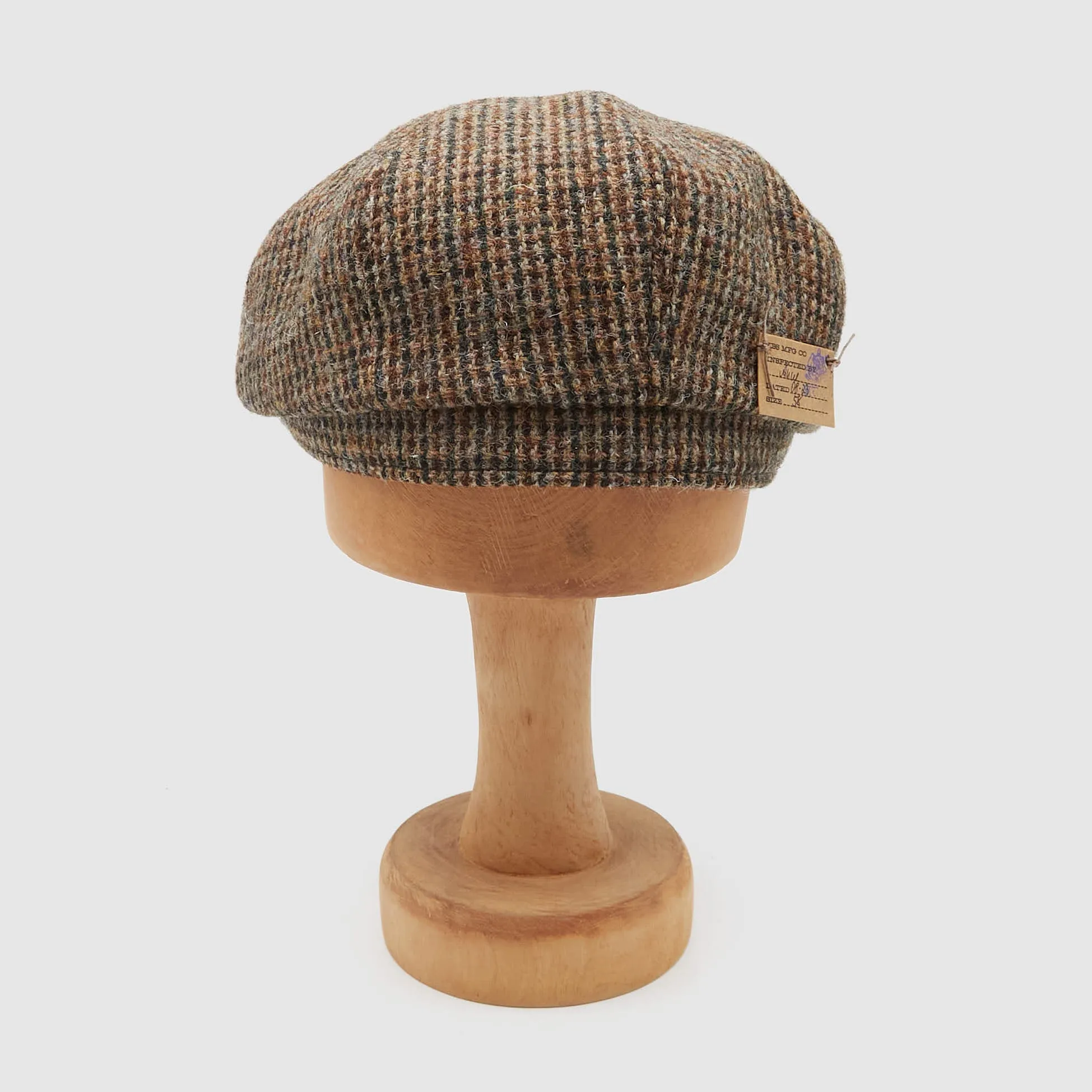 Stetson Hatteras Harris Tweed News-Boy Hat