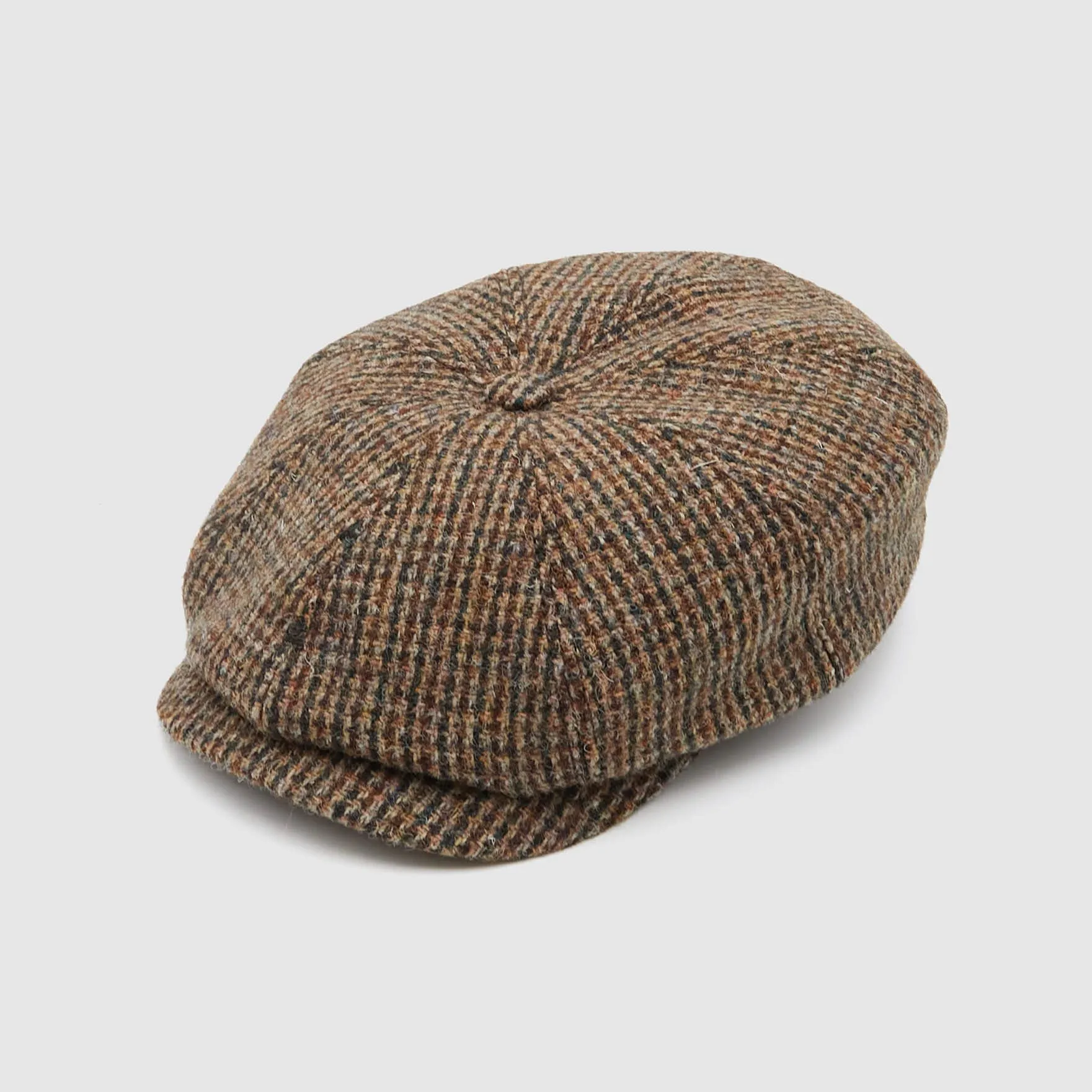 Stetson Hatteras Harris Tweed News-Boy Hat