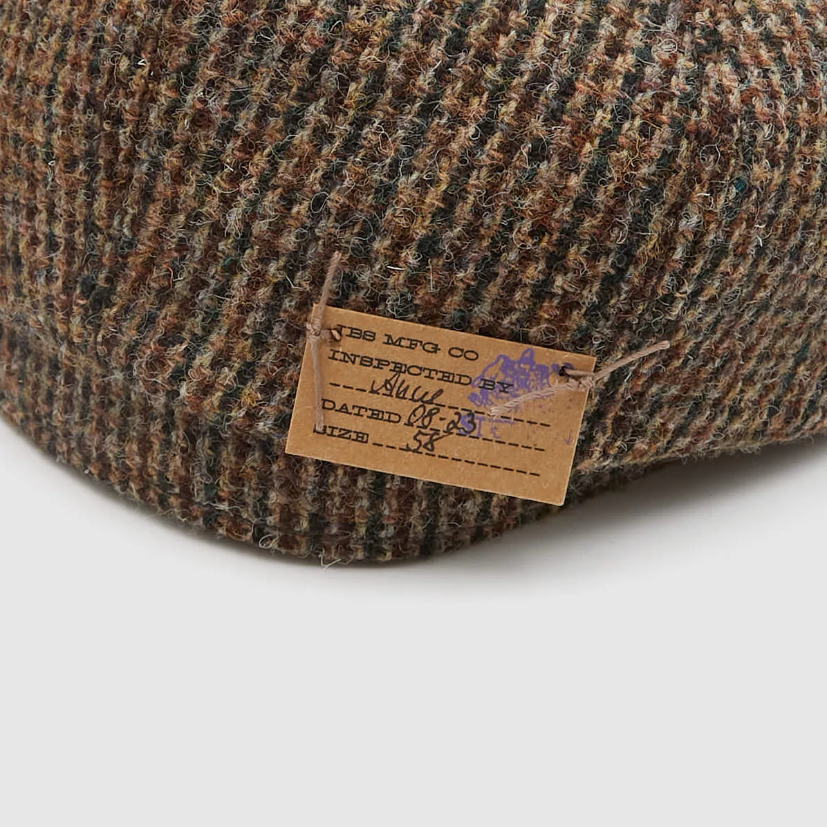 Stetson Hatteras Harris Tweed News-Boy Hat