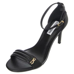 Steve Madden Womens Jynelle Black Sandals