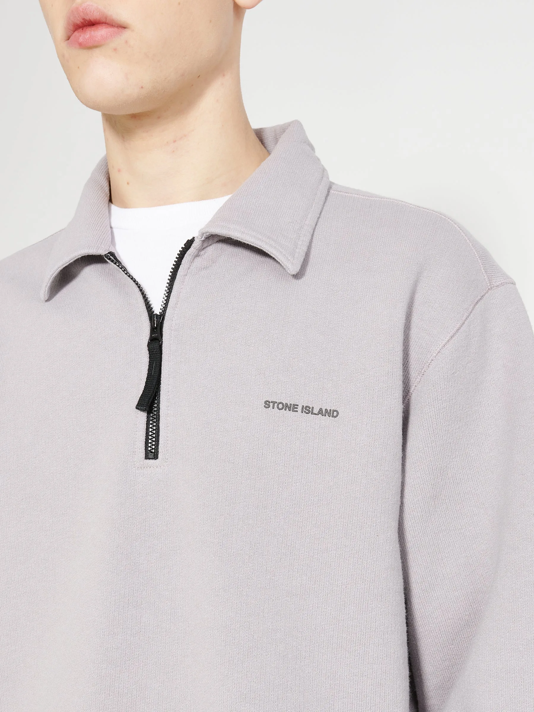 Stone Island Half Zip Knit Dust