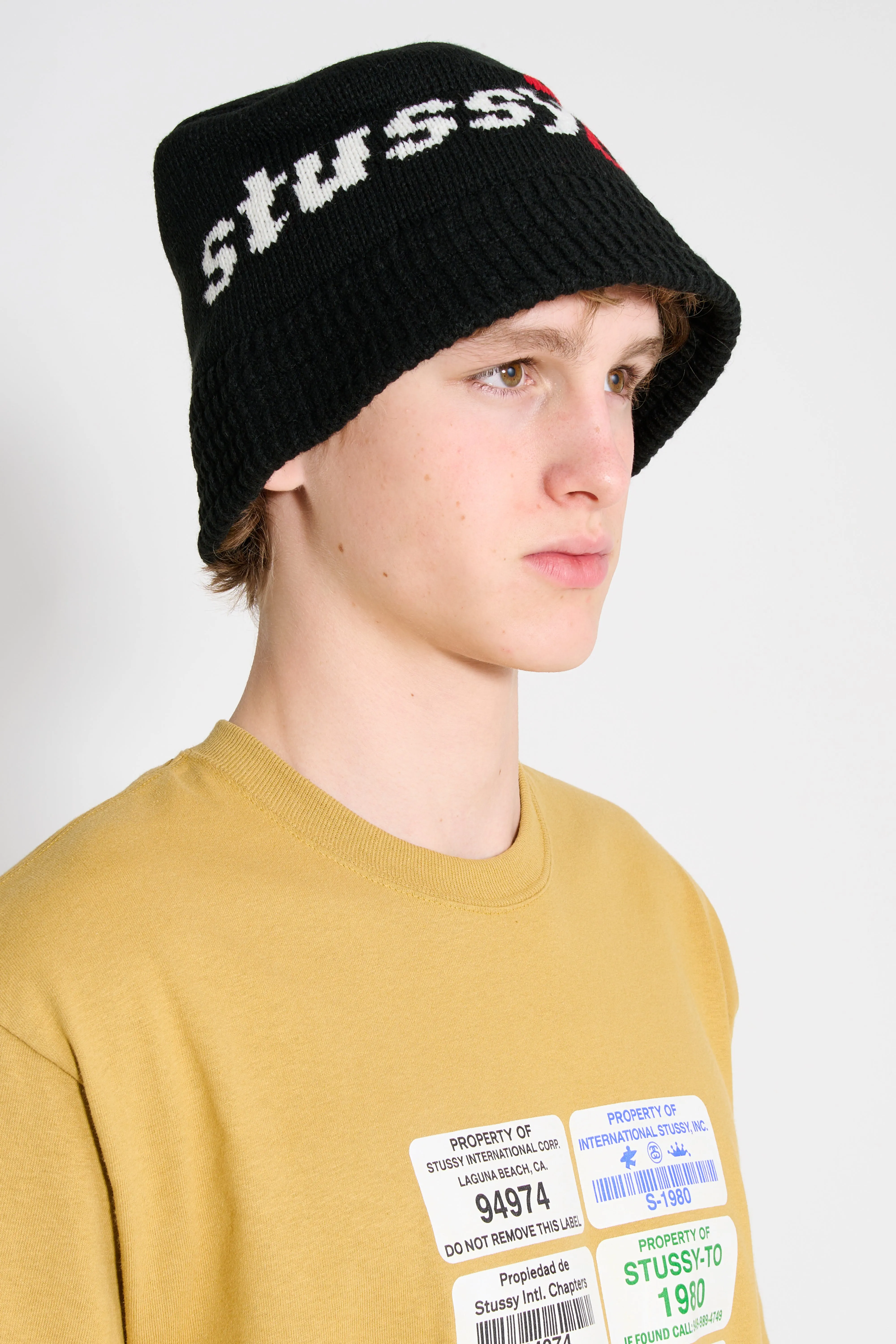 Stüssy Bucket Stüssy Sport Knit Black