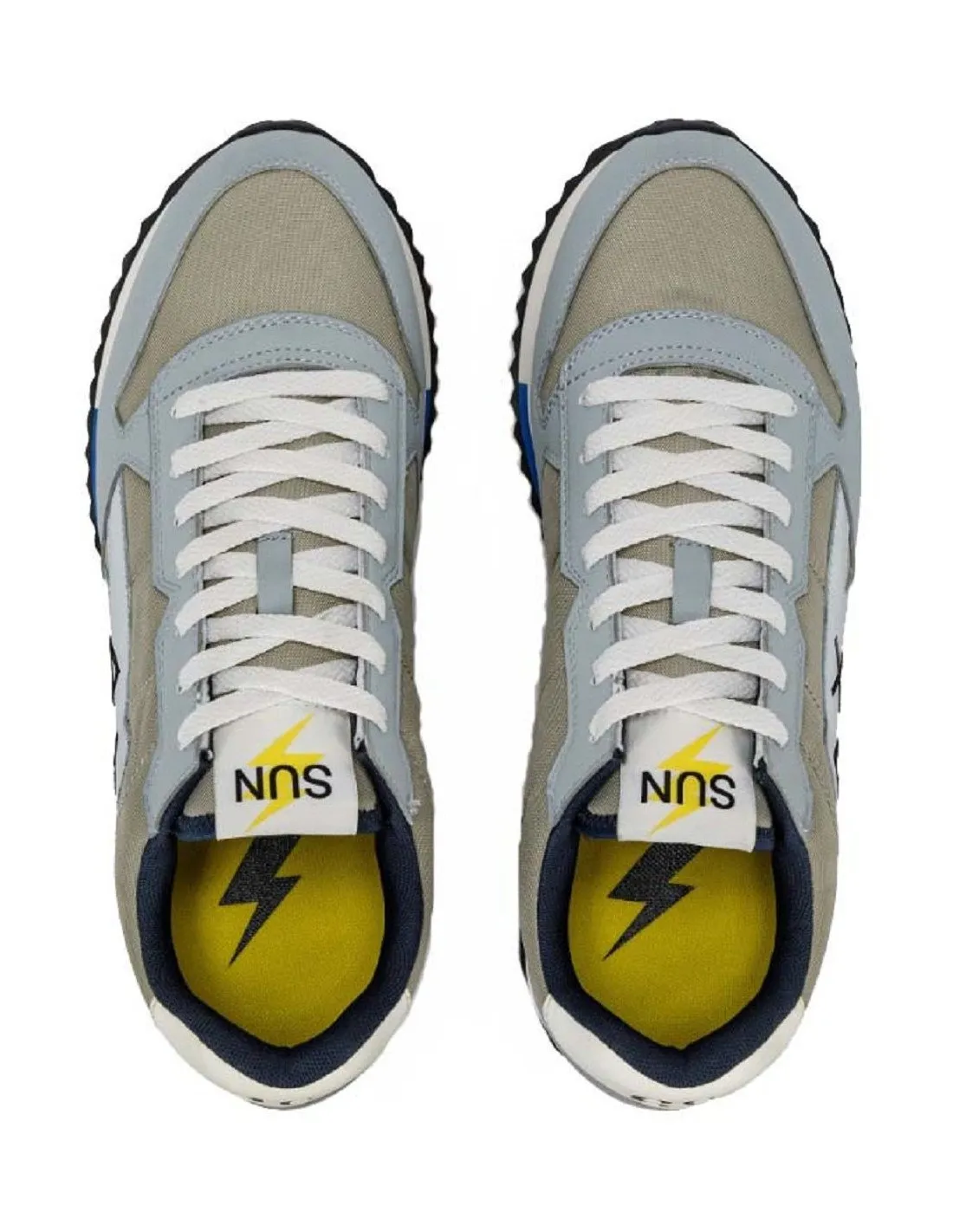 Sun68 Men's Niki Solid Z34120 Grey Shoes