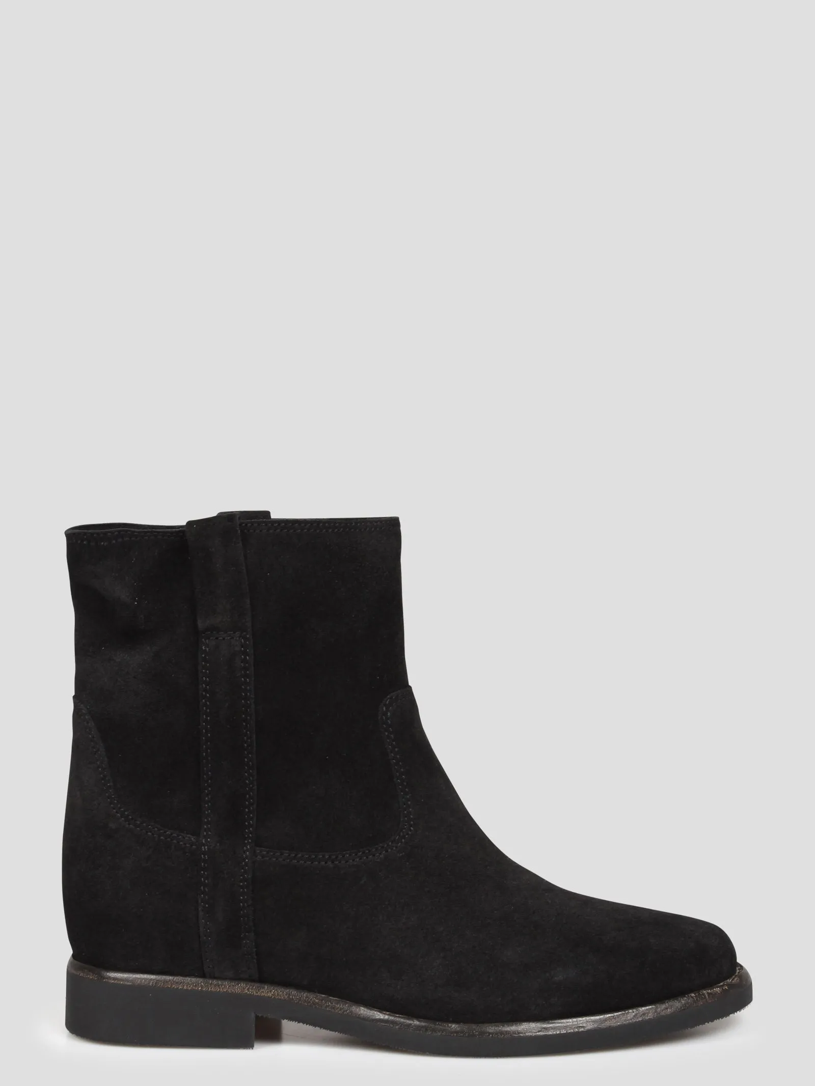 Stylish suede ankle boots