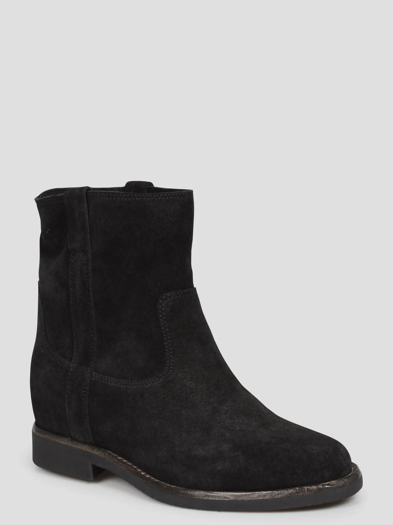 Stylish suede ankle boots